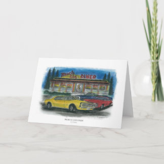 MUSCLE CAR DINER card