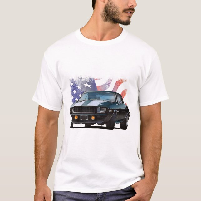 Muscle Car in America T-Shirt (Front)