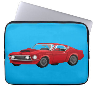 Muscle car laptop sleeve