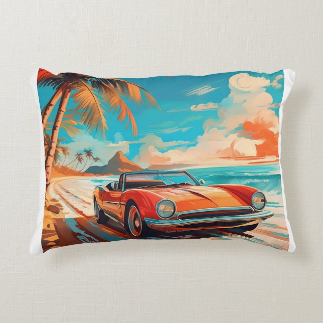 Muscle Car Lover Pillow (Front)