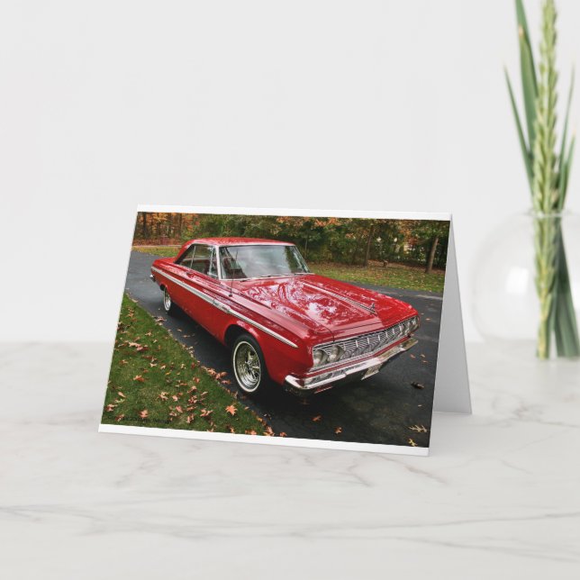 Muscle Car Merchandise Card (Front)