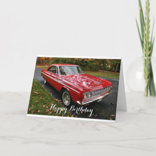 Muscle Car Merchandise Card