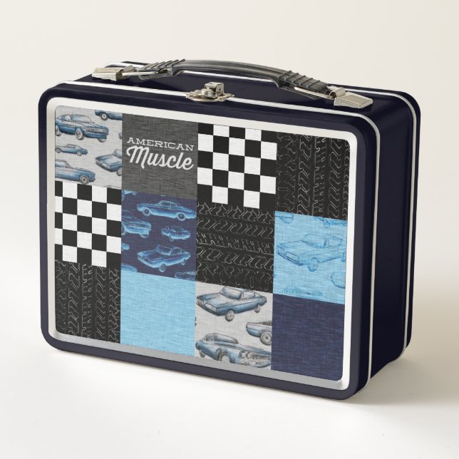 Muscle Car Metal Lunch Box (Front)