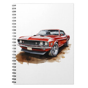 Muscle Car Notebook