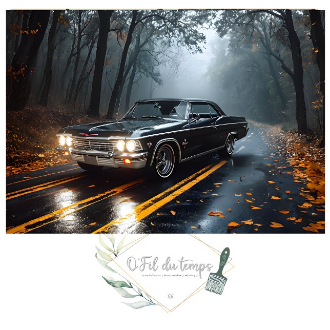 Muscle Car Post-Apocalyptic city scape Decoupage Tissue Paper (Creator Uploaded)