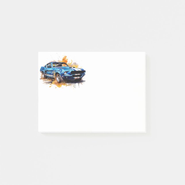 Muscle Car  Post-it Notes (Front)