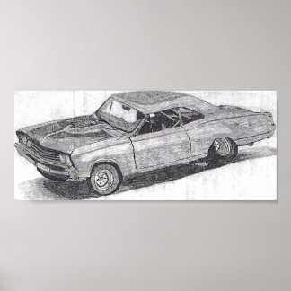 MUSCLE CAR POSTER