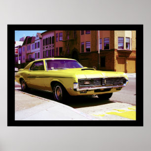 Muscle Car, San Francisco Poster
