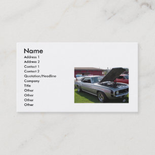 Muscle Cars Business Card