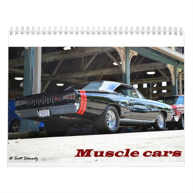  Muscle Cars Calendar (Cover)