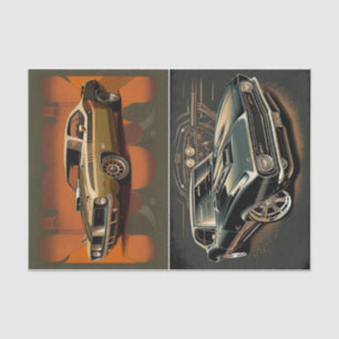 Muscle cars  tissue paper