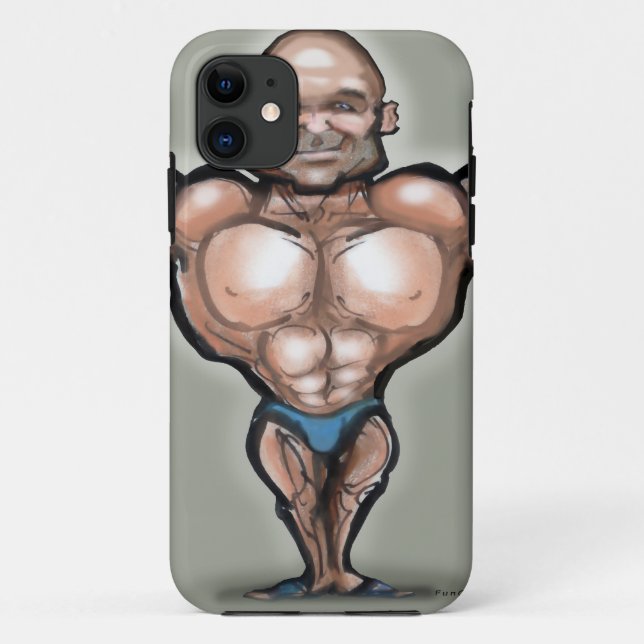 Muscle Dude Case-Mate iPhone Case (Back)