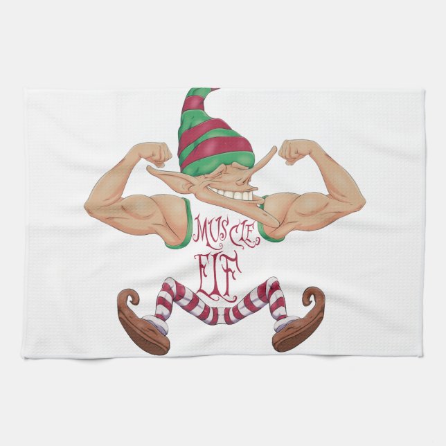 Muscle Elf Tea Towel (Horizontal)