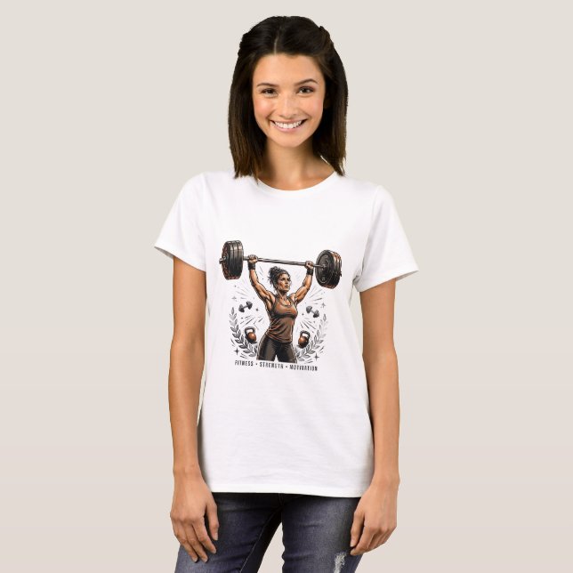 muscle fitness t shirt (Front Full)