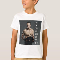 Muscle Man Strength Lift Weights Gym Workout