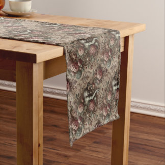 Muscle Memory – Gothic Victorian Floral Design Short Table Runner