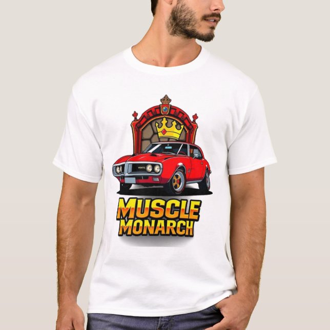 Muscle Monarch 1968 Pontiac Firebird T-Shirt (Front)