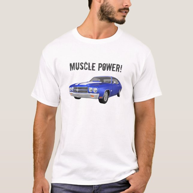 Muscle Power: Chevelle 3D Model: T-Shirt (Front)