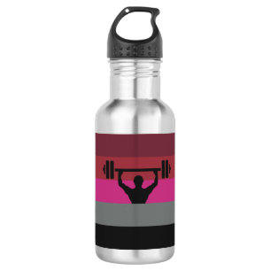 MUSCLE PRIDE FLAG 532 ML WATER BOTTLE
