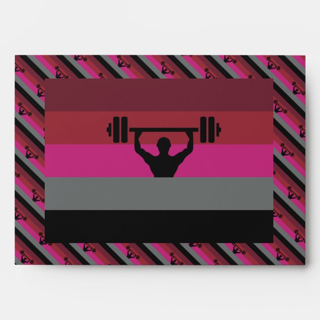 MUSCLE PRIDE FLAG ENVELOPES (Front)