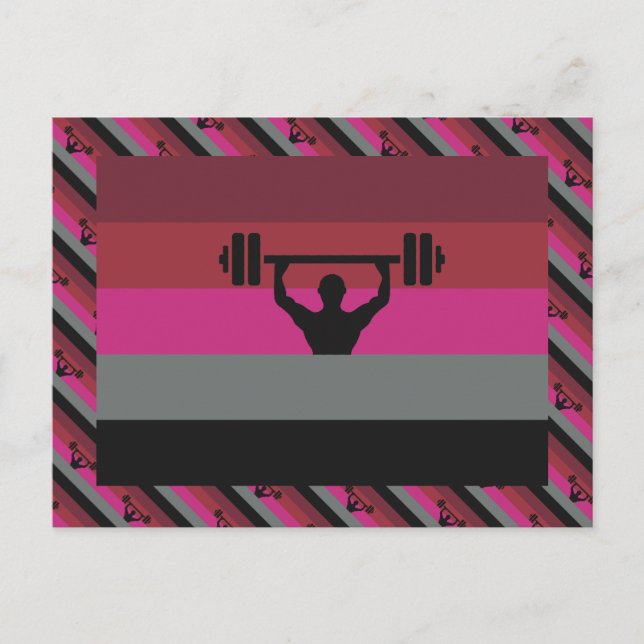 MUSCLE PRIDE FLAG POSTCARD (Front)