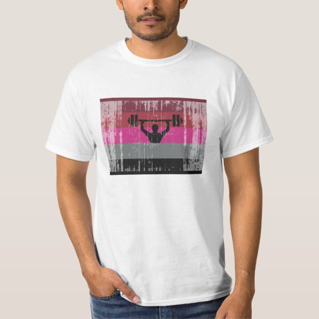 MUSCLE PRIDE FLAG T-Shirt (Front)