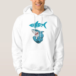 muscle shark hoodie