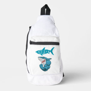 muscle shark sling bag