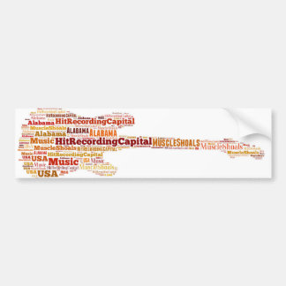 Muscle Shoals, Alabama Bumper Sticker