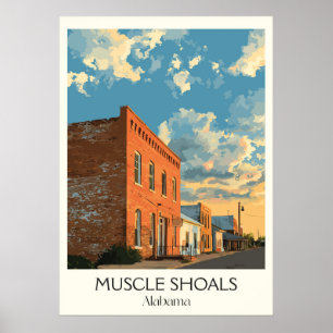 Muscle Shoals Alabama Music Studio Poster