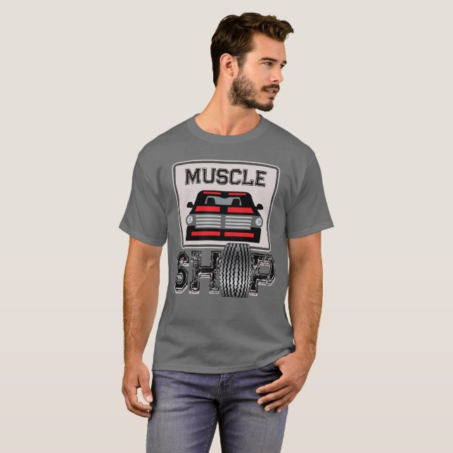 Muscle Shop Car Culture T-Shirt (Front Full)