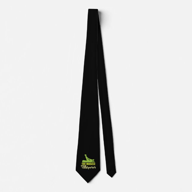 Muscle Whisperer - Massage Physical Therapist Gift Tie (Front)