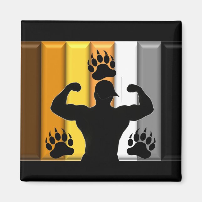 Musclebear Pride Magnet (Front)