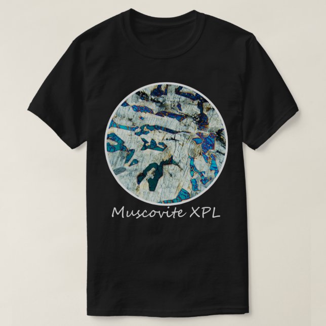 Muscovite Thin Section T-Shirt (Design Front)