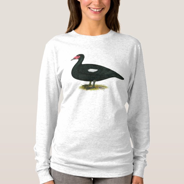 Muscovy Black Drake T-Shirt (Front)