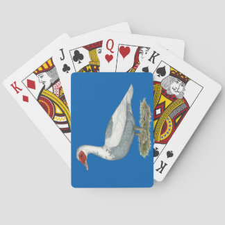 Muscovy Blue Pied Duck Playing Cards