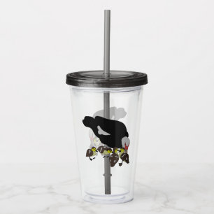 Muscovy Duck and Duckling Acrylic Tumbler