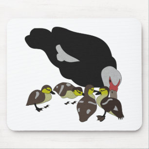 Muscovy Duck and Duckling Mouse Pad
