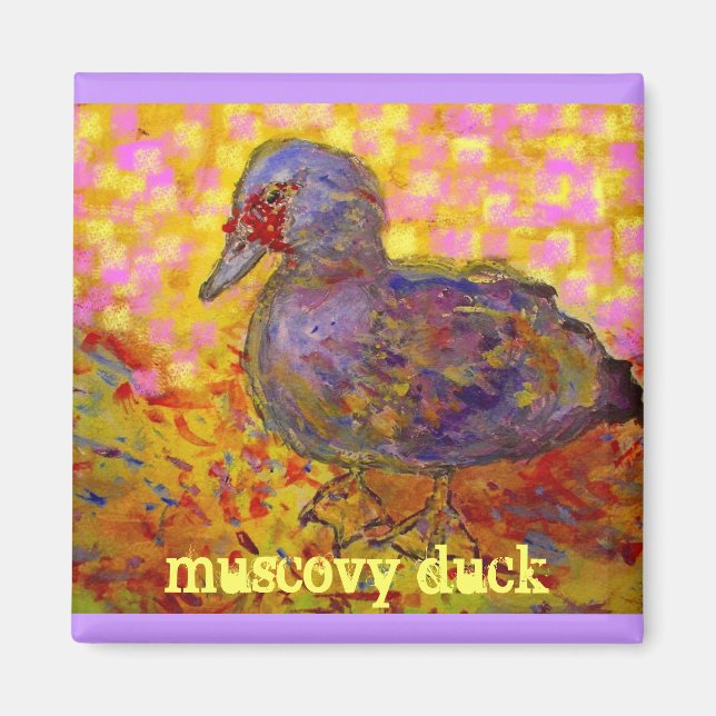 muscovy duck magnet (Front)