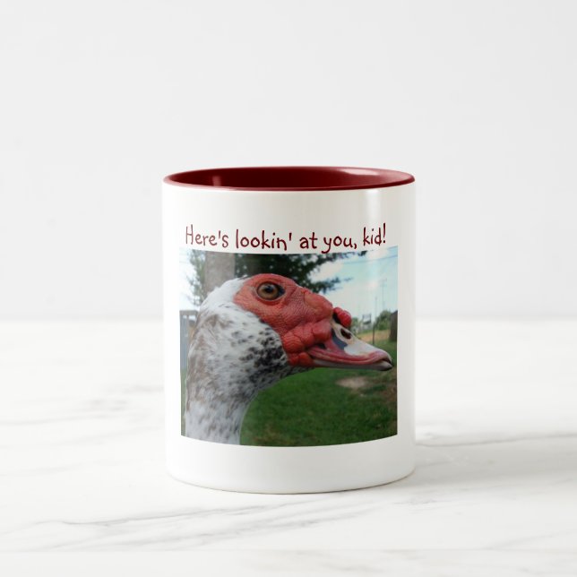 Muscovy duck mug (Center)