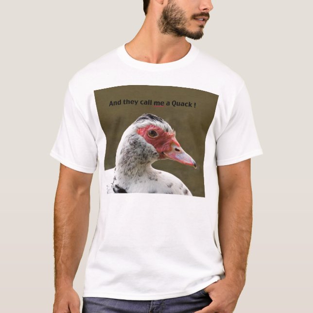 Muscovy Duck "Quack" T-Shirt (Front)