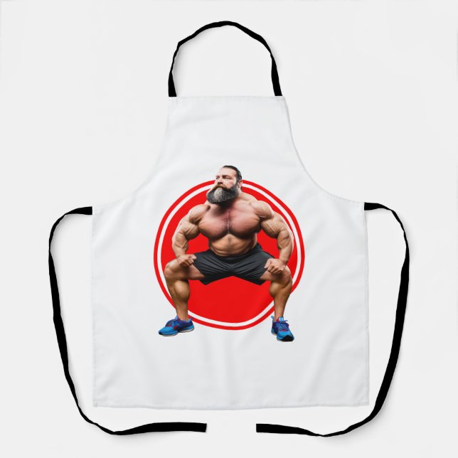 Muscular Bearded Apron (Front)