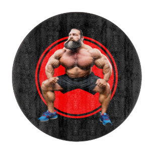 Muscular Bearded Cutting Board