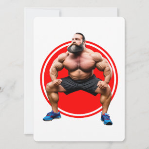 Muscular Bearded Invitation