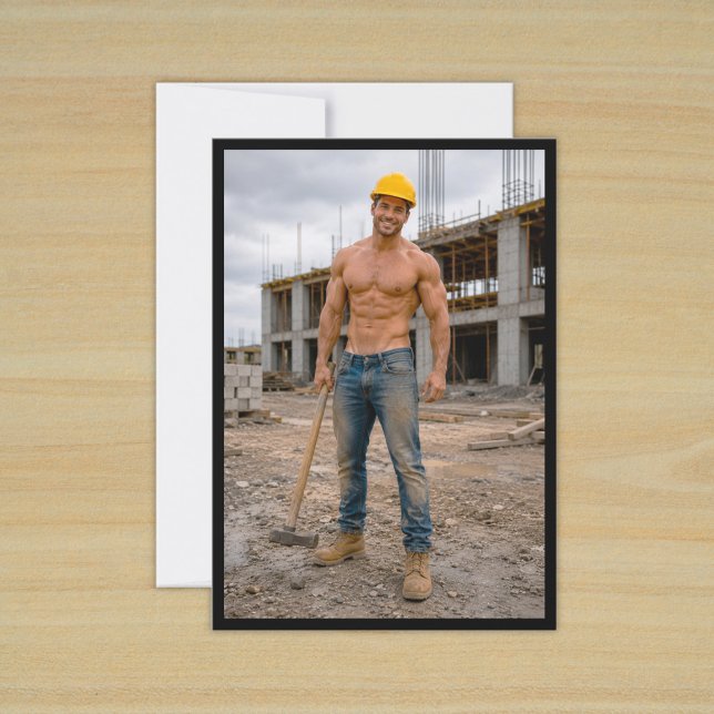 Muscular Construction Worker No. 2, Card Series (Creator Uploaded)