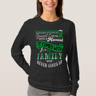 Muscular Dystrophy Awareness Family Support Green  T-Shirt