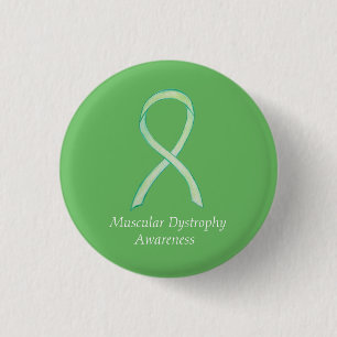 Muscular Dystrophy Awareness Lime Ribbon Pin