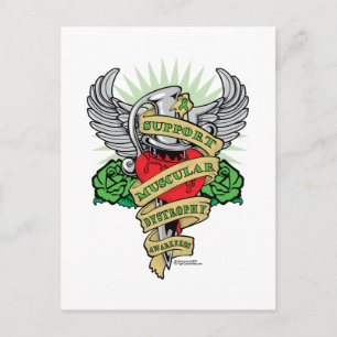 Muscular Dystrophy Dagger Postcard
