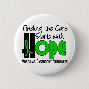 Muscular Dystrophy HOPE 4 6 Cm Round Badge