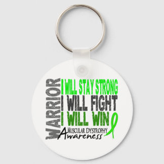 Muscular Dystrophy Warrior Key Ring